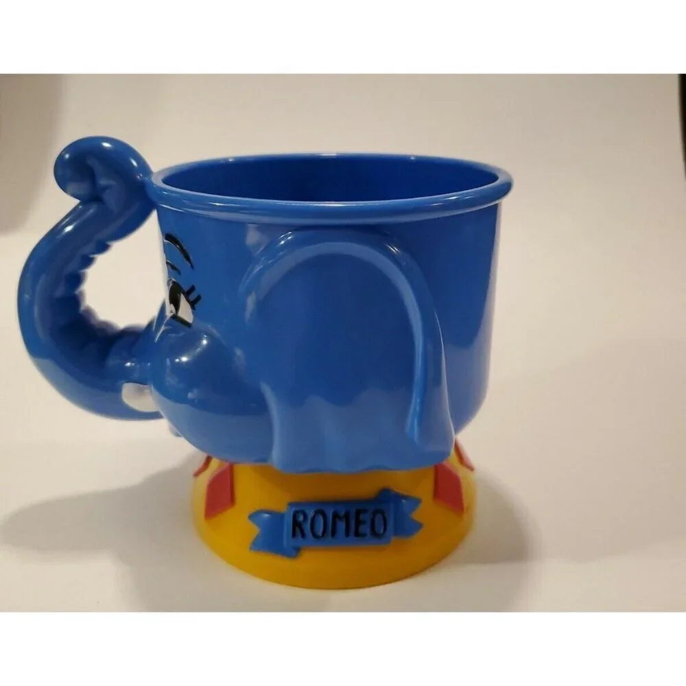 Ringling Brothers Bros & Barnum Bailey Circus Romeo Blue Elephant Mug Cup